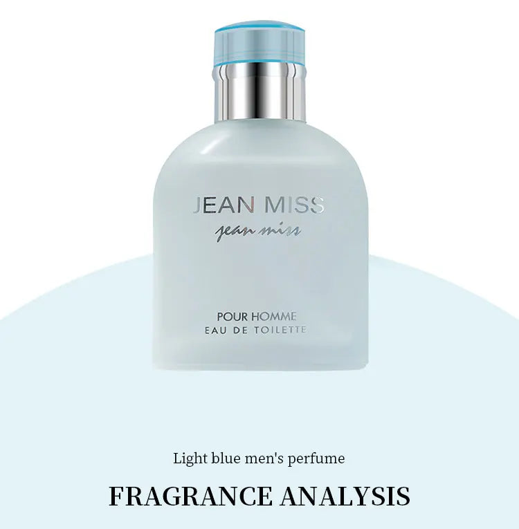 100ml Light Blue Eau De Parfum Pour Homme Lasting Orange Fougere Scent Spicy Woody Notes Charming Perfume for Men Dupes