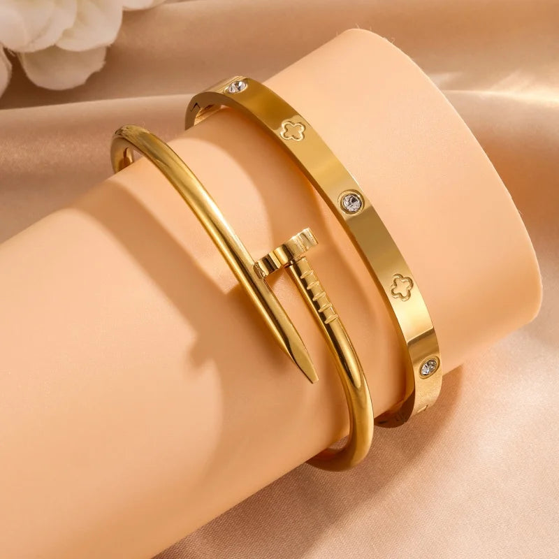 Luxurious Exquisite Flower Bracelet Suits For Fashionable Jewelry For Women Traveling, Parties, And Banquets
