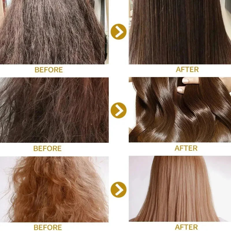 Magical Keratin Hair Mask 5 Seconds Repair Damaged Frizzy Hair Soft Smooth Shiny Nutrition Deep Moisturize Nourishing Hair Care
