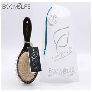 Natural Hair Brush Women Wide Tooth Hair Combs Healthy Paddle Cushion Massage Hairbrush Wooden Comb Hair Care Barber Accessories