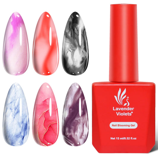15ml Nail Blooming Gel, Blossom Spreading Effect Functional Gel, Easy to Apply for Nail Art Design Home Salon Manicure Pedicure