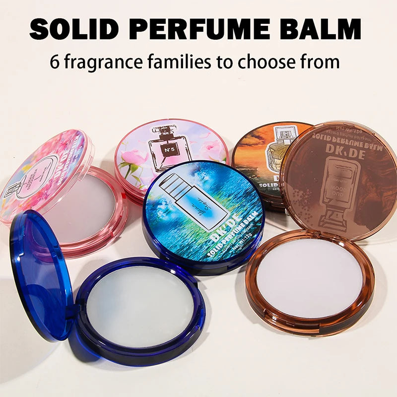 Solid Perfume Luxury Brand Men And Women Light Fragrance Long-lasting Fragrance Floral Fruity Cologne Charm Convenient Body Balm