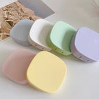 Women Color Contact Lens Case Red Heart Contact Lenses Box for Eyes Care Kit Glasses Case Holder Container
