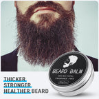 Natural Beard Balm And Beard Oil Moisturizing Smoothing Soften Beard Wax Cream Reduce Frizz And Split Ends Hair Care Essence Oil