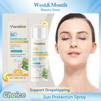 Sun Protection Spray Broad Spectrum SPF 50 UVA UVB Protection Sunburn Prevention Waterproof Lightweight Lasting Sunscreen Mist