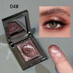 Monochrome Eye Shadow, Flashing, Brightening, Long-Lasting Color, Waterproof and Sweat-Proof, Natural Cosmetics for Creating Exquisite Eye Makeup, Music Festival Party Role-Playing