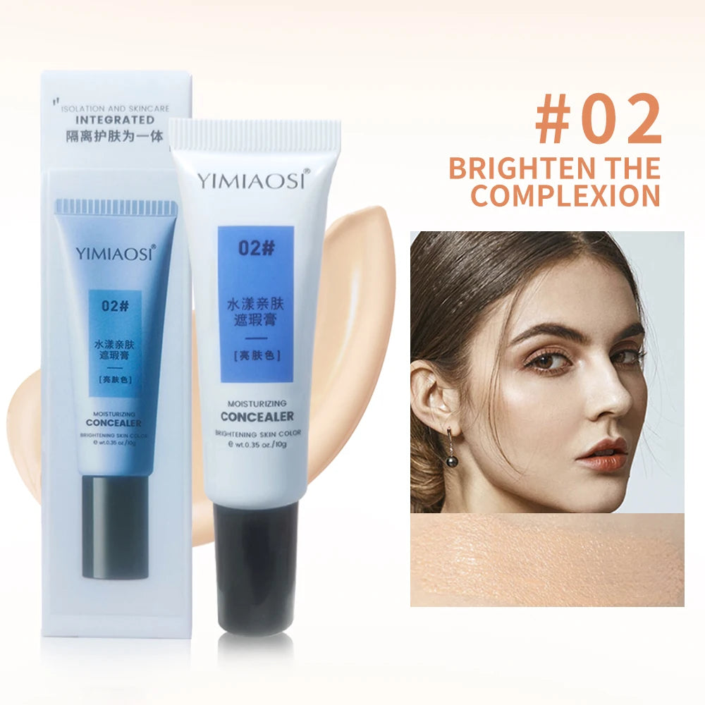 Concealer, multi-purpose cream, oil-free, long-lasting moisturizing, covering contours, highlighting and finishing makeup