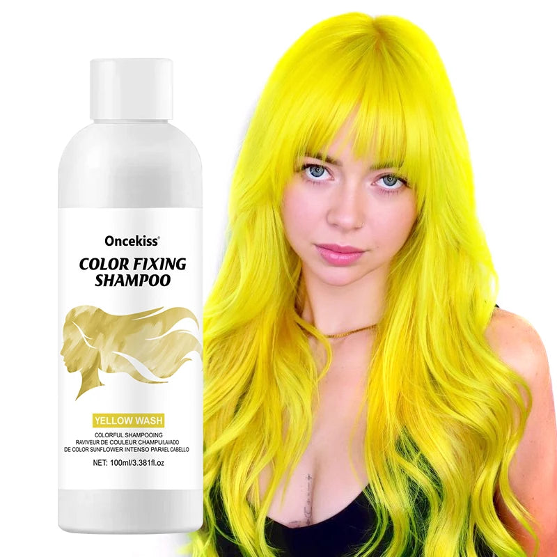 Hair Dye Shampoo,Colorful Color correction & Color fixing Shampoo,Unisex-Adult,Cleaning Nourishing Roots for Daily & Cosplay Use