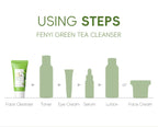 Green Tea Facial Cleanser Skin Deep Cleansing Moisturizing Blackhead Removal Skincare Face Wash Foam Face Cleanser Skin Care