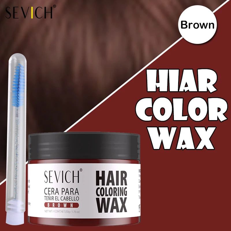 Hair Localized Staining 13 Color Temporary Diy Hair Colour Wax Easy To Wash One-Time Hair Dyed Mud Long Lasting Hair Color Cream