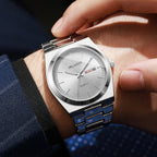 Luxury Men Business Watches Calendar Quartz Wristwatches For Mens Clock Reloj Hombre（Without Box）