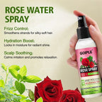 Rose Peppermint Shampoo with Hair Care Spray Moisturizing & Nourishing Conditioner Product Shampoo and Conditioner Set for Women