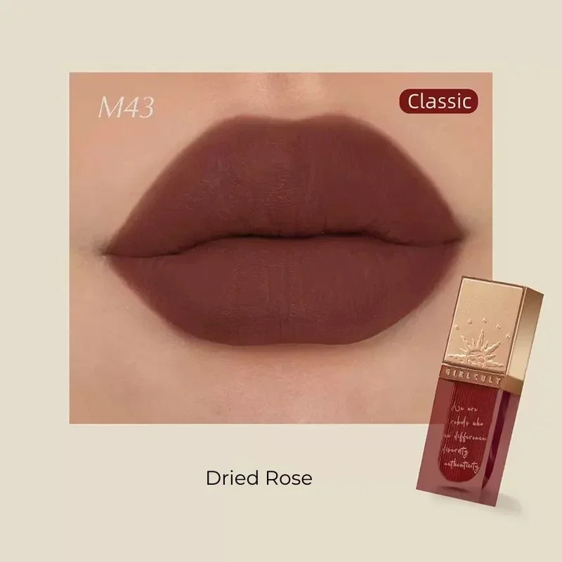 Girlcult Lipstick Lip Cream Non-Stick Lip Glaze Liquid Lipstick Lipgloss Matte  Long Lasting Makeup Cosmetics Rare Makeup Beauty
