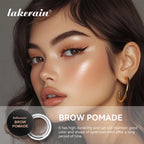 6 Colors Long-lasting Eyebrow Enhancers Makeup Waterproof 3D Natural Eye Brow Pomade Eyebrow Gel With Brush Professional Makeup