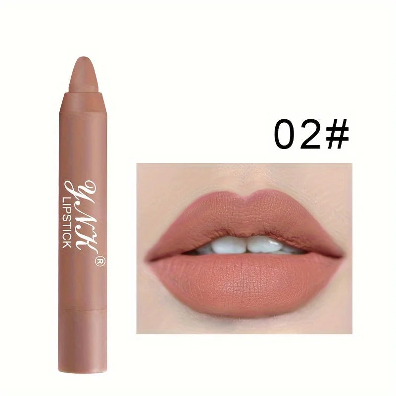 Nude Lipstick Colors Lasting Velvet Matte Non-Stick Cup Solid Lip Gloss Moisturizing Not Fading Lips Tint Makeup Cosmetics
