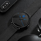 reloj hombre Watches Mens 2025 Minimalist Men's Fashion Ultra-thin Watch Simple Men Business Quartz Wristwatch relogio masculino