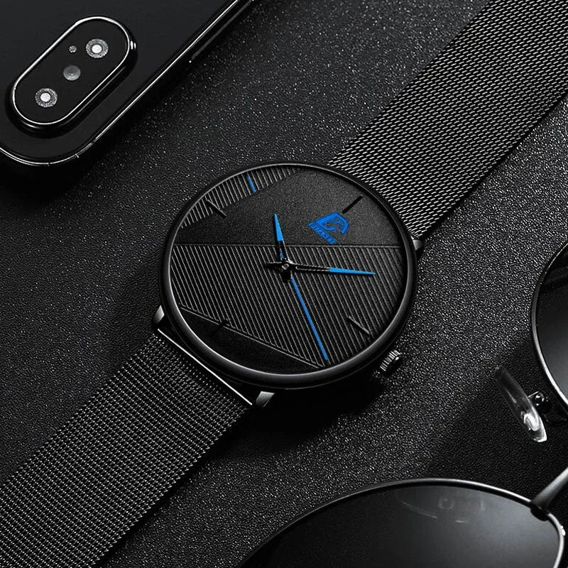 reloj hombre Watches Mens 2025 Minimalist Men's Fashion Ultra-thin Watch Simple Men Business Quartz Wristwatch relogio masculino