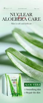 1 Piece BIOAOUA Aloe Hydrating Soothing Facial Mask Moisturizing Preventing Roughness and Dryness Face Mask Sheet Skin Care