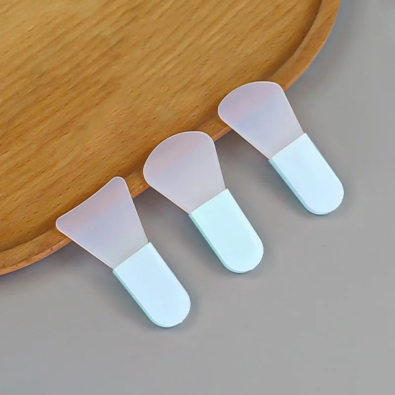 3/1pcs Silicone Facial Mask Brush Face Cleaning Scraper DIY Mud Film Applicator Scrapers Brushes Travel Portable Skin Care Tools