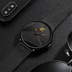 reloj hombre Watches Mens 2025 Minimalist Men's Fashion Ultra-thin Watch Simple Men Business Quartz Wristwatch relogio masculino