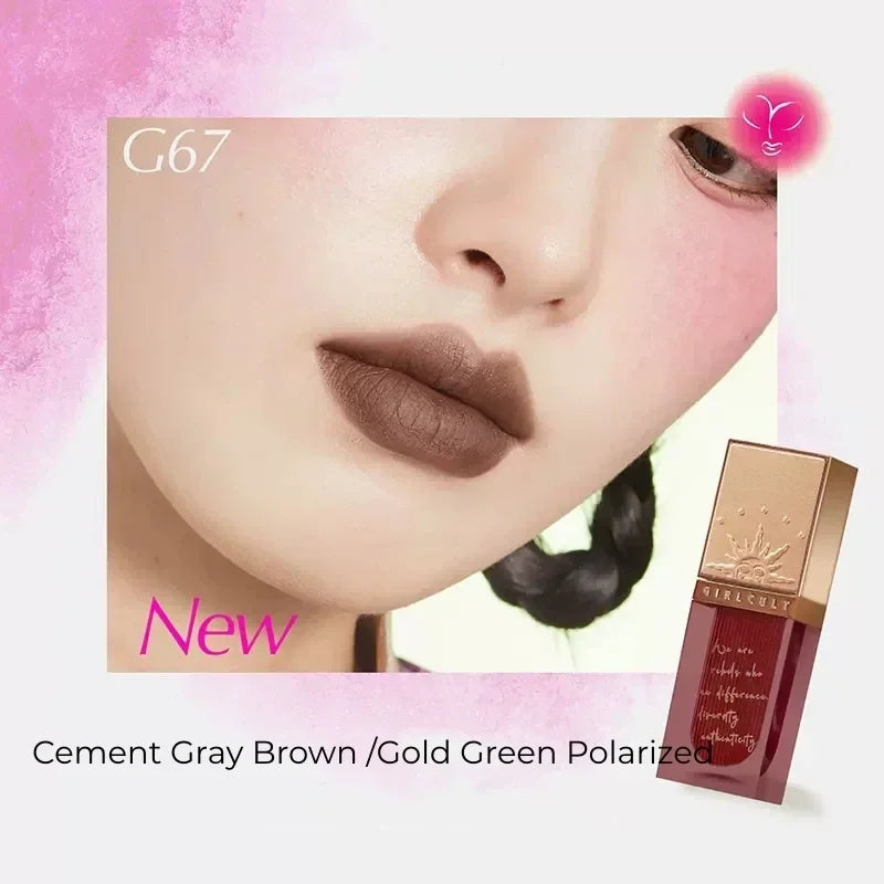 Girlcult Lipstick Lip Cream Non-Stick Lip Glaze Liquid Lipstick Lipgloss Matte  Long Lasting Makeup Cosmetics Rare Makeup Beauty