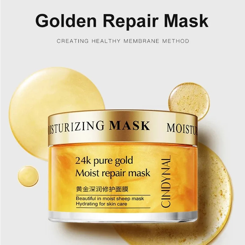 Face Mask Collagen Anti Wrinkle Moisturizer Cream Whitening Sleeping Mask Firming Nourishing Face Care Moisturize and Hydrate