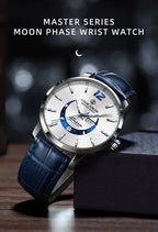 Men's Watches Top Brand Luxury Men Wrist Watch Leather Quartz Watch Sports Waterproof Male Clock Relogio Masculino+Box 2023 New