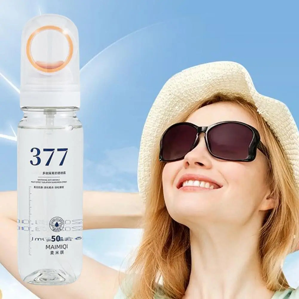 377 Sunscreen Spray Anti-aging Anti Wrinkle Moisturizing Whitening Sunscreen Spray Facial Body Neck Skin Care Cream