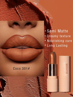 Bare Matte Silky Matte Lipstick Long-lasting Waterproof and glossy finish, Easy to color