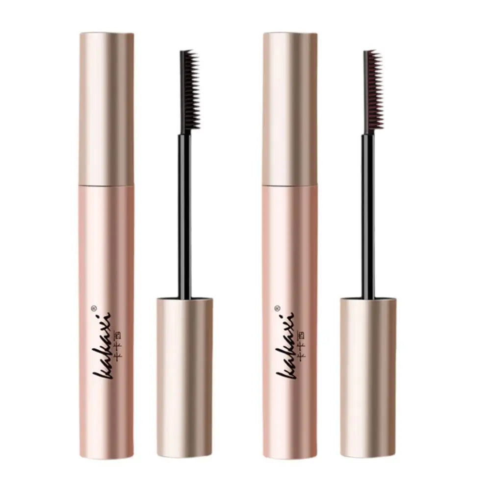 EyeLashes Mascara Waterproof Silk Fiber Mascara Black Long Curling Eyelash Extensions Non-clumping Eyes Makeup Cosmetics