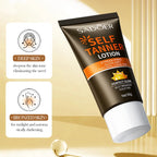 SADOER Body Self Tanners & Bronzer，Summer beach tanning cream darkening lotion，Facial Self Tanners & Bronzers lasting