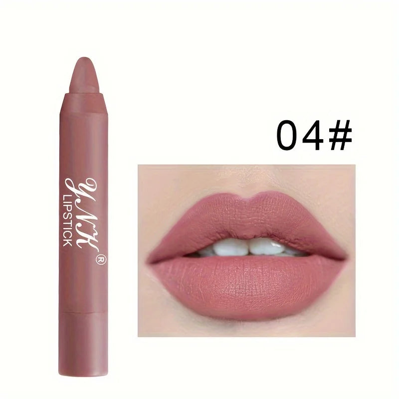Nude Lipstick Colors Lasting Velvet Matte Non-Stick Cup Solid Lip Gloss Moisturizing Not Fading Lips Tint Makeup Cosmetics