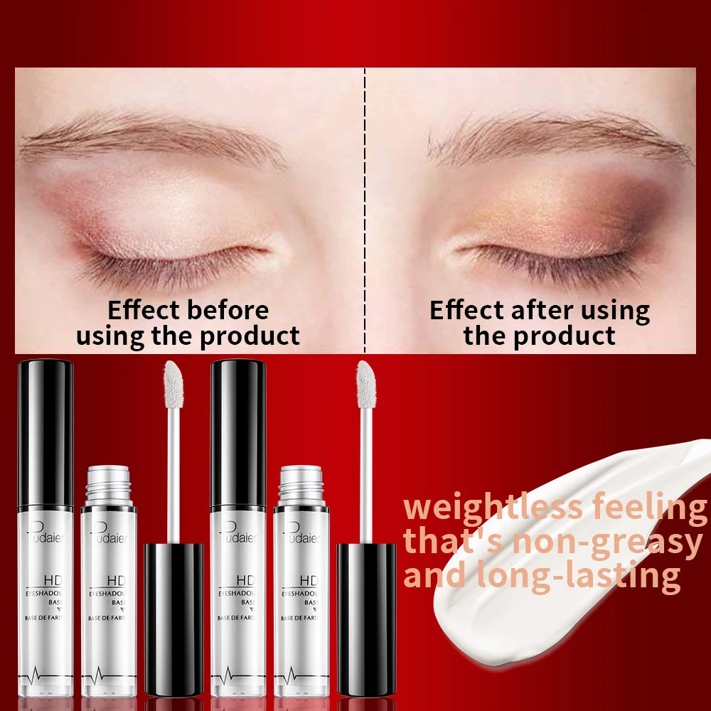 1PC Eyeshadow Primer - Matte Finish, Long-Lasting Waterproof, Full Coverage Concealer, Perfect Makeup, Correct Skin Tone