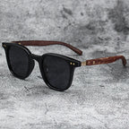 Luxury Wood Grain Leg Rice Nail Sunglasses for Women Car-driving Eyeglasses for Men Sun Shading Eyewear UV Protection Sunglasses
