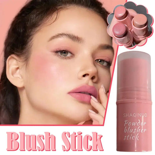 Blush Stick Creamy Cheek Color for Natural Plumpness Hydrating Swell Tone Blusher for Fair Skin Easy-Blend Makeup Stick
