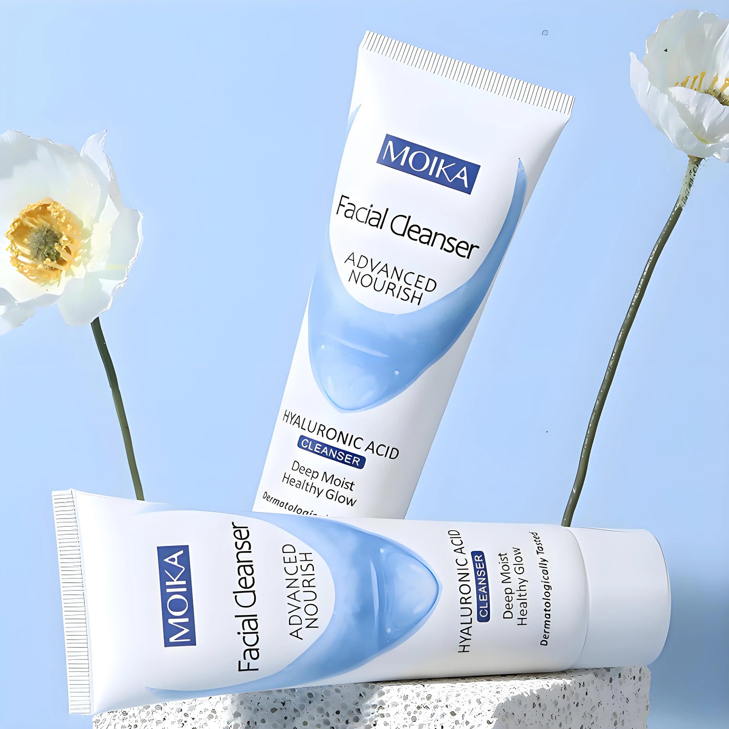 Hyaluronic Acid Facial Cleanser Moisturizing Oil Control Cleansing Face Wash Exfoliating Deep Remove Facial Cleanser Skin Care