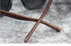 Luxury Wood Grain Leg Rice Nail Sunglasses for Women Car-driving Eyeglasses for Men Sun Shading Eyewear UV Protection Sunglasses