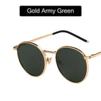 Fashion Women  Sunglases Round Sun Glasses New Metal Frame Eyewear Fishing Glasses UV400 Shades