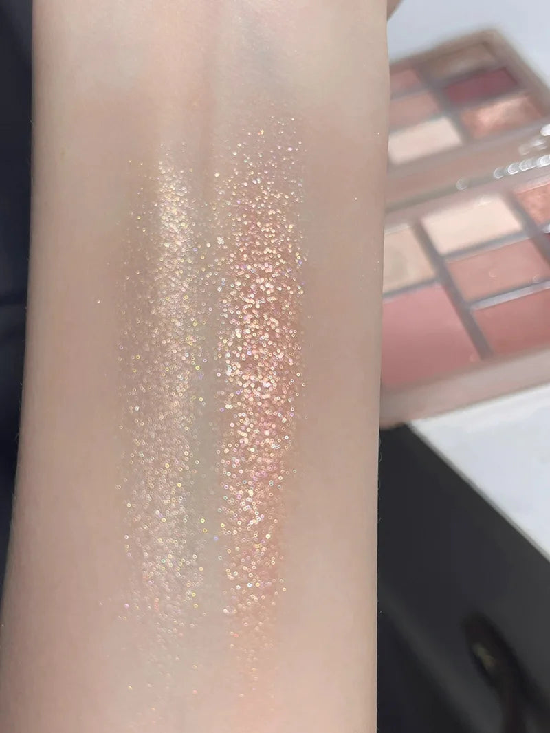 Cement Grey Black Eye Shadow Palette Makeup Eyes Glitter Contour Pigments Palette Pearly Shimmer Fashion Korean Shadow Makeup