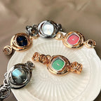 Luxury Classic Golden Watch Women Fashion Women Wristwatches Relojs Para Mujer Alloy Strap Round Rhinestone Dail Quartz Watches