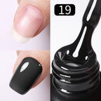 BORN PRETTY 15ml Milky Pink Rubber Base Gel Nail Polish Glitter Semi-Permanent Varnish Soak Off Self Leveling UV LED Polish