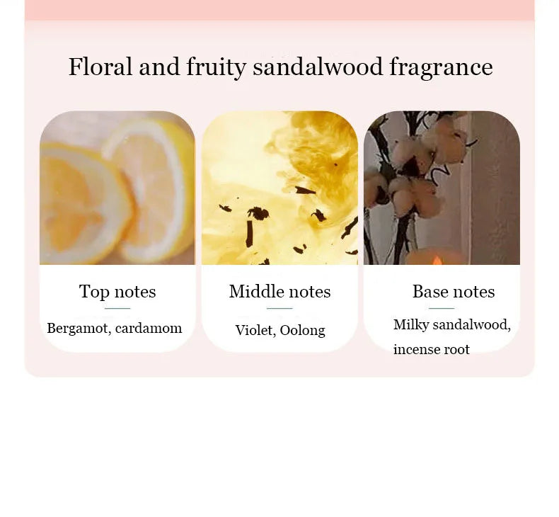 Solid Perfume, Portable Solid Balm, Long-Lasting Fragrances, Fresh and Elegant Female Solid Balm, Body Aroma Gifts for Women