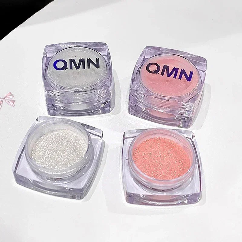 Glitter Shimmer Highlighter Powder Pearlescent High Gloss Makeup Powder Face and Body Brighten Sequins Natural Contour Cosmetic