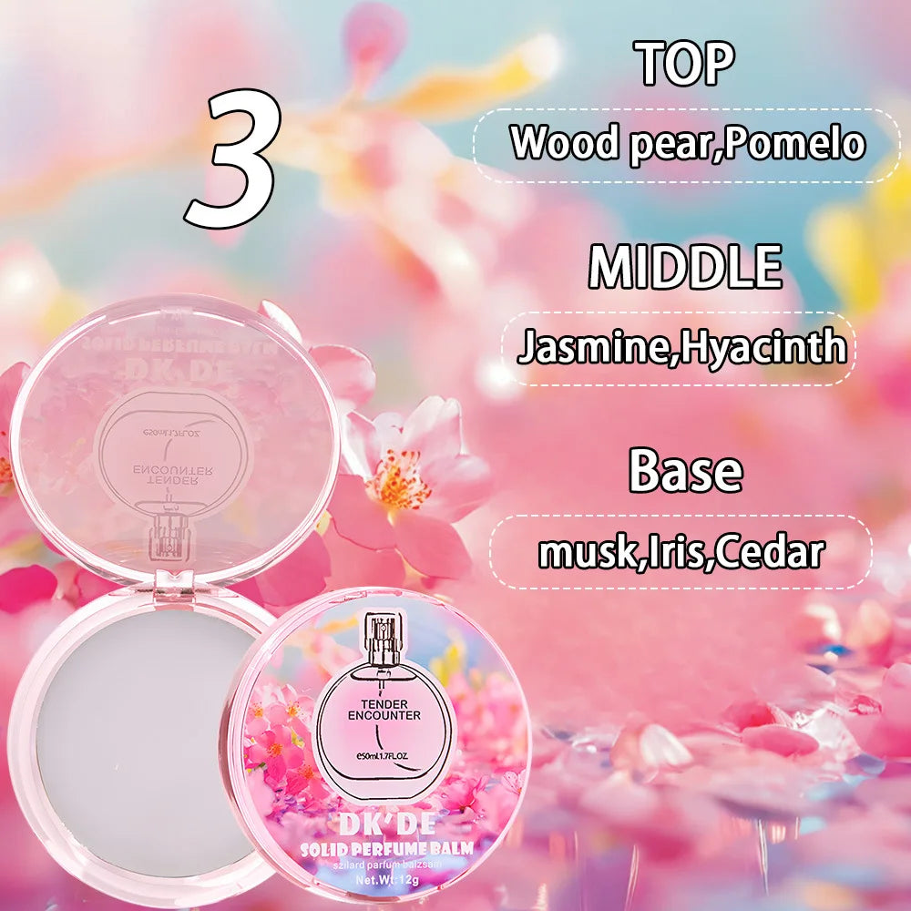 Solid Perfume Luxury Brand Men And Women Light Fragrance Long-lasting Fragrance Floral Fruity Cologne Charm Convenient Body Balm