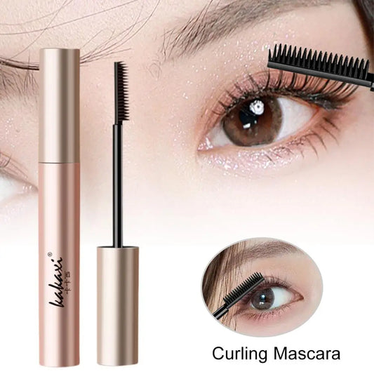 EyeLashes Mascara Waterproof Silk Fiber Mascara Black Long Curling Eyelash Extensions Non-clumping Eyes Makeup Cosmetics