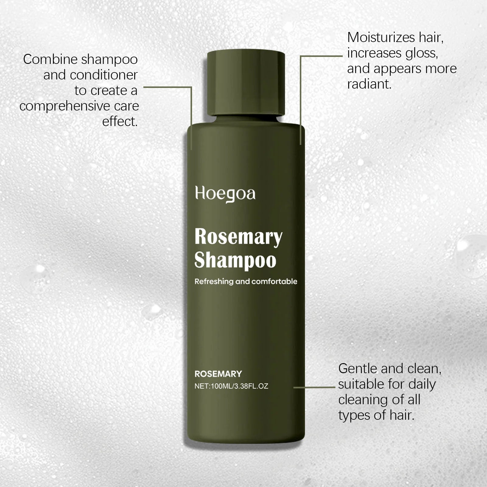 Rosemary Shampoo Conditioner Set Hair Repair Conditioning Prevent Loss Cleansing Dandruff Strengthen Root Hair Regrowth Care
