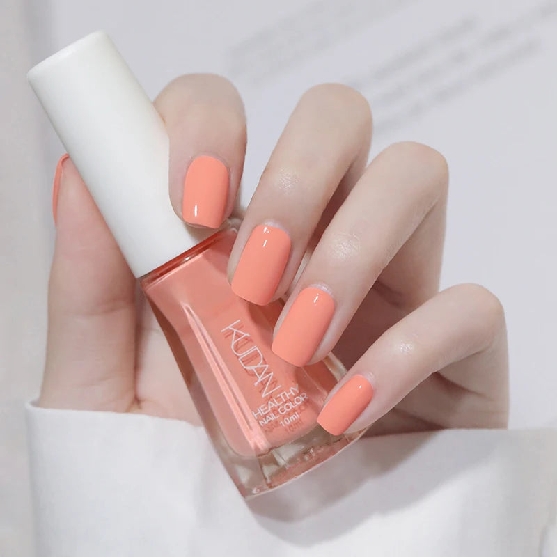 1PC 10ml Glass Bottle Colorful Nail Polish For Nails Nail Art Varnish Fashion DIY Design Manicure No Need Lamp Autumn Winter