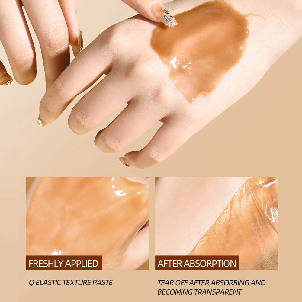 Peel Off Facial Mask Full Face Wrapping Tear-Off Mask Hydration For Glowing Skin Reduces Sagging & Dullness Korean Skin Care