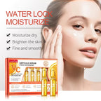 7pcs/Kit SADOER Ampoule Vitamin C 24K Gold Hyaluronic Acid Serum for Face Moisturizing Brightening Hydrating Facial Essence
