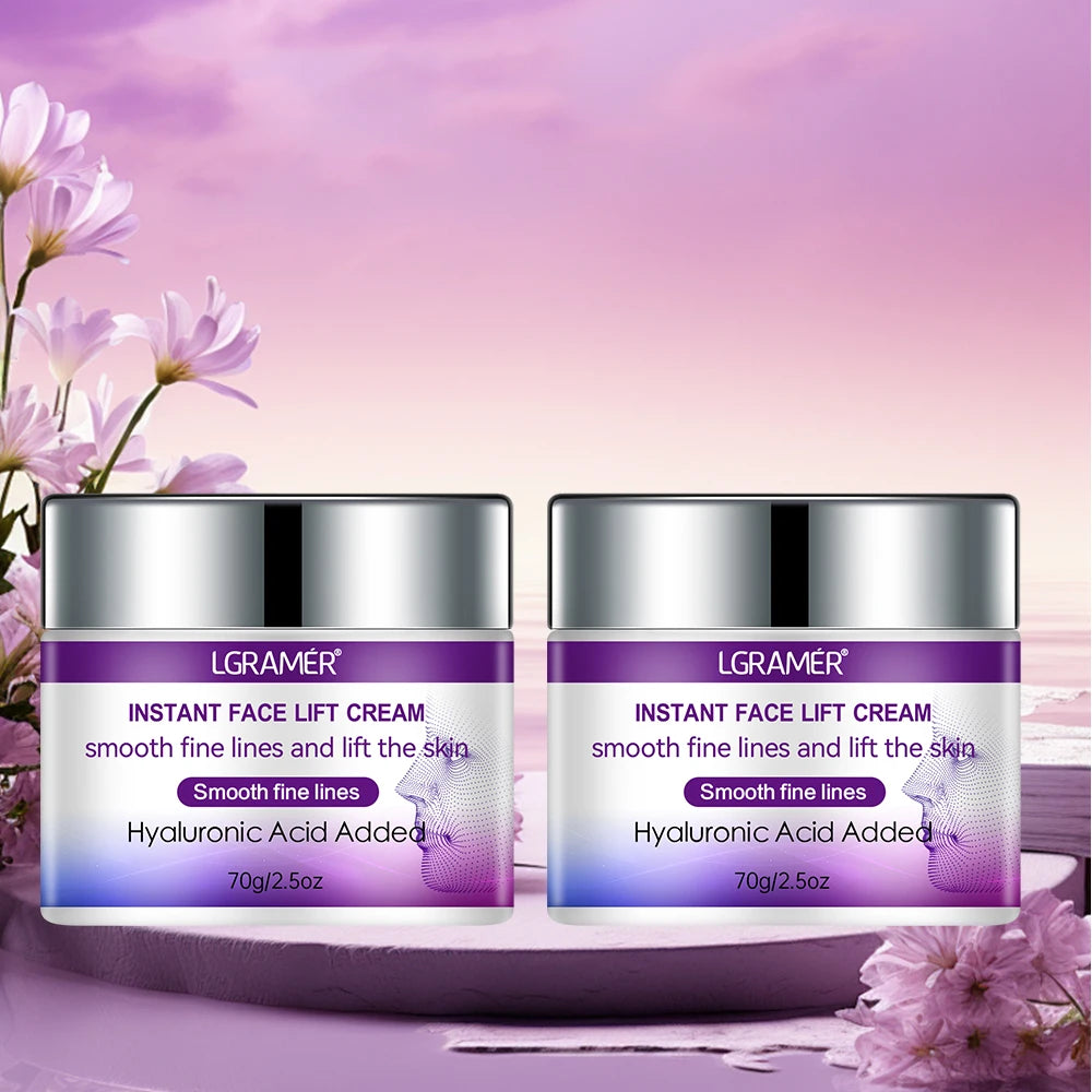Face Cream Hyaluronic Acid Face Cream Facial Care Smooth Wrinkles Moisturizing Younger Face Cream Increase Skin Elasticity